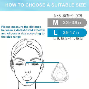 2 pièces de remplacement de coussin de grande Offre Spéciale <span class=keywords><strong>Res</strong></span> <span class=keywords><strong>Med</strong></span> Air Fit F20, coussin CPAP intégral pour améliorer votre sommeil. - Product Image 5