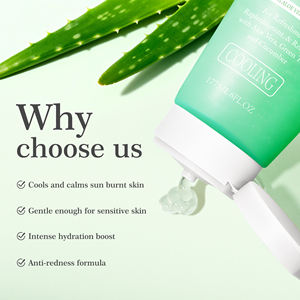 OEM ODM 천연 유기농 애프터썬 알로에 베라 젤 얼굴 관리 쿨링 리페어링 보습 진정 애프터썬 스킨케어 - Product Image 2