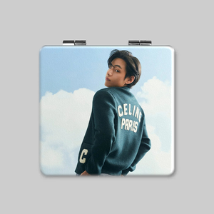 ขายส่งKPOP Idol Bangtan Boys V <span class=keywords><strong>Kim</strong></span> <span class=keywords><strong>Taehyung</strong></span>สองด้านสแควร์พับได้กระจกแต่งหน้าแบบพกพา - Product Image 6