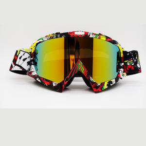 Equipo de Caballero de moda hombres mujeres <span class=keywords><strong>Motocross</strong></span> <span class=keywords><strong>gafas</strong></span> casco al aire libre Anti UV a prueba de viento PC marco <span class=keywords><strong>gafas</strong></span> verde blanco rojo - Product Image 4