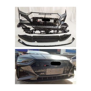 ชุดกันชนหน้า RS7 2021-2024 A7L ใหม่พร้อมไฟตัดหมอกสำหรับรถ Audi-Bolt-ON retrofit/อัพเกรด - Product Image 1
