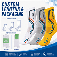 Chaussettes de sport personnalisées avec logo, chaussettes confortables à coupe ajustée pour les utilisateurs actifs