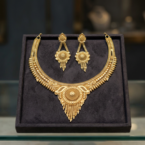 Gold Plated Micro Forming Necklaces Set Forming Jewelry Set Fashion Jewelry for Women <b>Copper</b> & Brass Chapado En Oro Oro Laminado - Product Image 2