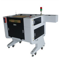 60x40 co2 máquina de corte de gravura a laser para papel de madeira acrílica