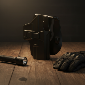 Tactische Polymer Heupband <span class=keywords><strong>Paddle</strong></span> Open Carry Belt <span class=keywords><strong>Holster</strong></span> <span class=keywords><strong>OWB</strong></span> <span class=keywords><strong>Holster</strong></span> Compatibel met G19/19X/23/32/44/45 (Gen 1-5) Rechtshandig - Product Image 6