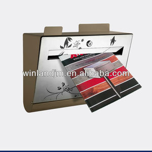 Boîte aux lettres murale moderne en métal de haute qualité avec impression sérigraphique sécurisée et verrouillable pour bureau ou appartement - Product Image 4