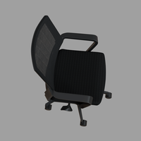 Chaise de bureau ergonomique moderne noire haute design réglable avec maille rotative pour meubles de laboratoire