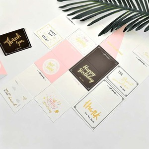 IN STOCK Best Wishes Card Gift Message Card Diy Decoration Holiday Greeting Thank You for Your Order Card