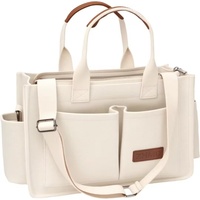 Sac fourre-tout portable en toile pour femme, sac à bandoulière pour ordinateur portable, travail, livres, sac messager, sac de sport, sac de voyage, sac à main zippé toutes saisons