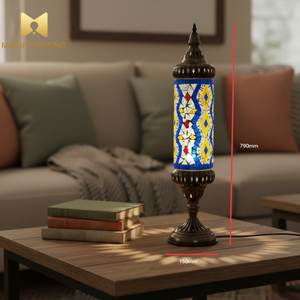 Lampe de table LED de design créatif turc, lampe de table classique marocaine très vendue en gros - Product Image 2