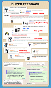 Wiseprint High-Definition Touchscreen 4.3P Online Inkjetprinter In Meerdere Talen CM-WP09 Online Codeermachine - Product Image 6