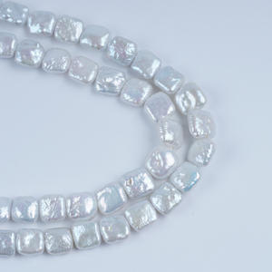 ไข่มุกน้ำจืดทรงบาร็อคแบบก้อน ขนาด 10-12 มม. สำหรับทำสร้อยข้อมือ สร้อยคอ DIY - Product Image 2