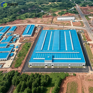 Unidad de Distribución Seccional de Acero Reforzado para Almacenes Industriales, Gran Vano, ODM, Ignífuga y Resistente al Viento - Product Image 1