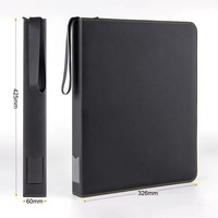 Carpeta Premium Resistente de 9 Bolsillos para 288 Tarjetas Coleccionables, Álbum para Tarjetas Deportivas TCG