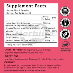 Cápsulas Herblife Breast Boost 1000mg, 60 Unidades, Marca Privada OEM, Suplemento Dietético Vegano para el Bienestar y Energía de la Mujer - Product Image 2
