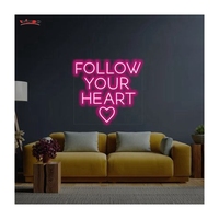 Drop Shipping Enseigne Néon LED Avec Miroir Chambre à coucher Vêtements Nail Barber Stores Mall Shops Décoration Neon Sign Custom