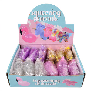 Juguetes Antiestrés de Vinilo con Forma de Unicornio, con Cuentas de Colores Transparentes y Bola de Burbujas para Apretar, para Mayores de 14 Años - Product Image 3