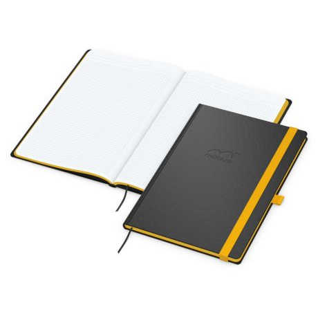 Bestseller A4 Color Book 100gsm 100-Page Leather Cover Yellow Edge Thermal Binding Loose-Leaf Composition Book B5 B6 A5 A6 A7