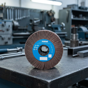 FERVI In-Telab Fiberglass <b>Abrasive</b> Wheel Grana 80 100x100mm Durable for Industrial Use - Product Image 3