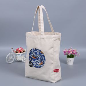 <b>Canvas</b> <b>Tote</b> Bag Reusable Eco-Friendly Recyclable Lightweight Shoulder Strap Handheld Zipper Closure Customizable Size Shopping - Product Image 3