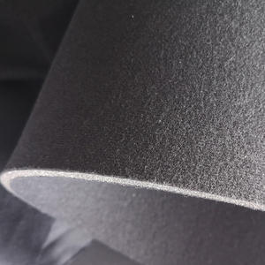Tela cepillada con esponja adherida, material compuesto tres en uno, ignífugo, con patrón cruzado para tapicería <span class=keywords><strong>de</strong></span> techos <span class=keywords><strong>de</strong></span> automóviles - Product Image 1