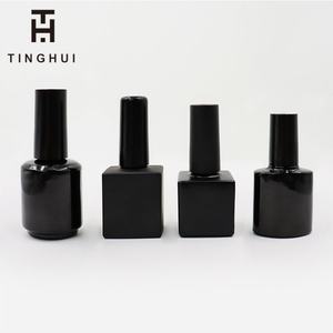 Magnifique flacon distributeur vide en verre transparent pour vernis à ongles gel UV 15 ml avec capuchon pinceau - Product Image 2
