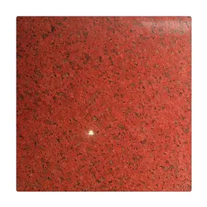 Dyed red granite slabs original from natural grey granite