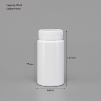 Comprimés pharmaceutiques certifiés ISO 9001, capsules, compléments alimentaires, flacon en plastique avec bouchon à vis