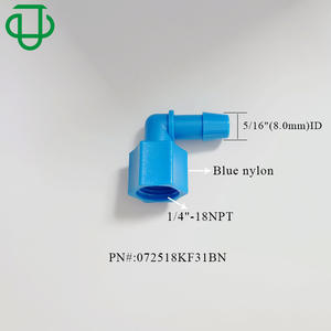 Conector de codo de plástico de nylon JU PlasFitting con rosca interna NPT de 1/4 para manguera flexible de goma de 3-13 mm - Product Image 3