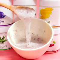 DIY Offre Spéciale Masque Facial Poudre Collagène Hydratant Blanchissant Lavande Or Rose Pétale Cristal Gelée Masque Visage Poudre