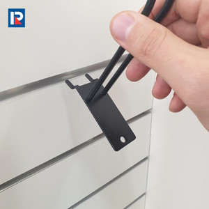 <span class=keywords><strong>Ganci</strong></span> Espositori Singoli in Metallo Cromato Durevole <span class=keywords><strong>per</strong></span> Pannelli Slatwall da Supermercato, Accessori <span class=keywords><strong>per</strong></span> Scaffalature Negozi al Dettaglio - Product Image 6