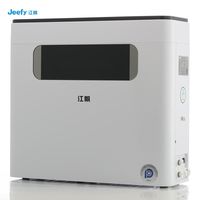 Purificateur d'eau RO mural sans réservoir à 5 étapes 800 GPD avec grand écran intelligent pour usage domestique, pour eau hydrogénée sous l'évier