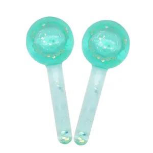 Facial Cooling Massage Ice Globe Ball Face Tightening Beauty Massage Tool Ice Roller for Face Ice Globes