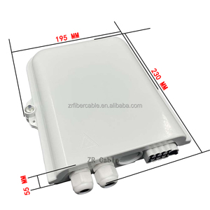 Ngoài trời 8 lõi ODB CTO FTTH hộp 1x8 1*8 1:8 chất béo fdp OTB odn Splitter sợi quang chấm dứt phân phối hộp caja Nap 1x8 - Product Image 5