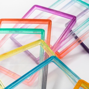 Mixed Gradient Color Glitter Clear Back Panel Plate Graded <strong>Card</strong> Slab Bumper Guard P s a Slab <strong>Protector</strong> for Graded <strong>Card</strong> Slab - Product Image 2