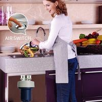 Broyeur de déchets de cuisine Bone-Hammer Deluxe 3/4HP, haute vitesse, grande capacité, en acier inoxydable, silencieux, BH91, fixation à 3 boulons, usage domestique