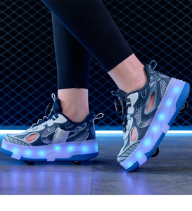 <span class=keywords><strong>Patines</strong></span> de doble fila de alta energía, transpirables y luminosos para niños, con <span class=keywords><strong>ruedas</strong></span> de poliuretano, para niños y <span class=keywords><strong>niñas</strong></span> - Product Image 5