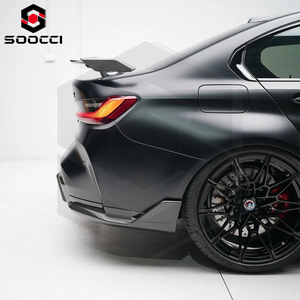 干式碳纤维后扰流翼 MP 风格 适用于 BMW M3 G80 G81 M4 G82 G83 后侧板扰流板 <span class=keywords><strong>M</strong></span> Performance 扩散器分体器 - Product Image 6