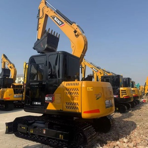 Excavadora de cadenas Sany 75C usada, 95% nueva, con motor original, en oferta. Excavadoras de cadenas Sany usadas 60, 75, 95, 55, 26, 35. - Product Image 1