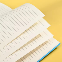 Carnet de notes A5 spirale multicolore de haute qualité, couleur unie, avec logo personnalisé, pour fournitures scolaires, papier ligné, et enregistrement de conférences au bureau