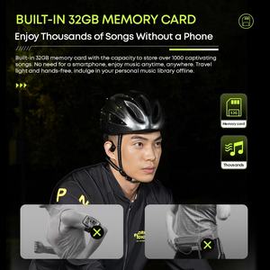 سماعة أذن مفتوحة من المصنع بتقنية BT 6.0 ومقاومة للماء بمعيار IPX5، سماعة رأس رياضية لاسلكية تعمل بتقنية التوصيل العظمي وسماعات بلوتوث لاسلكية - Product Image 3