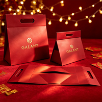 Boîte cadeau pliante triangulaire de luxe avec poignée et logo personnalisé |   Boîte à cosmétiques pliable en papier, 2 en 1