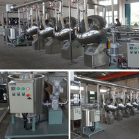 Machine automatique de polissage au chocolat en acier inoxydable, machine à dragées au sucre