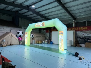Gerbang Masuk Tiup Inflatable 8m Langsung dari Pabrik, Inflatable Iklan Tahan Air dari Bahan Oxford untuk Garis Start Finish Bersepeda - Product Image 5