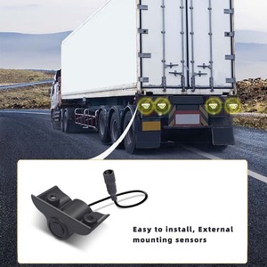 24V trực quan không thấm nước Xe tải sao lưu Radar cảm biến, cảm biến đậu xe bằng giọng nói tiếng bíp báo động mù tại chỗ màn hình - Product Image 5