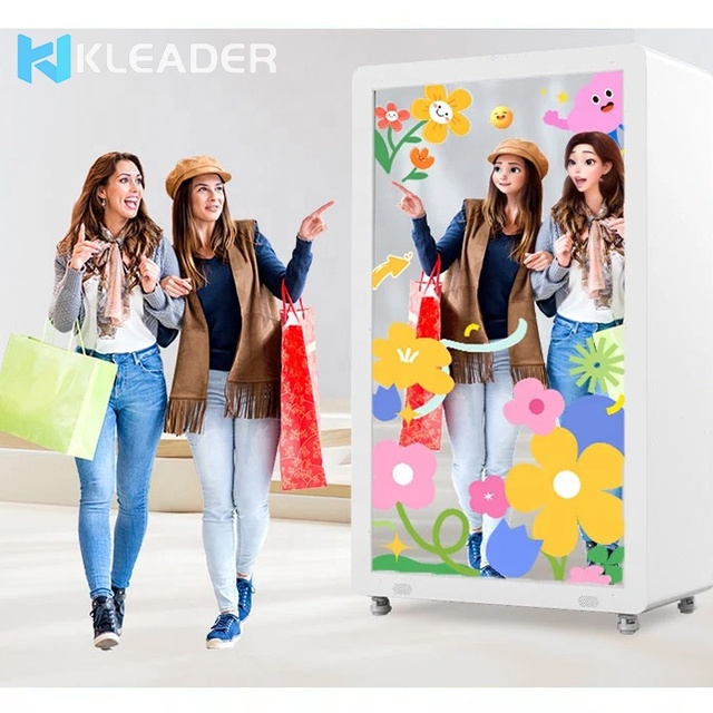 Augmented Reality Photo Booth Interactive AI with Avatars with Printer Digital Selfie Photo Machine for Events and Exhibition