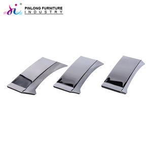 Patas Metálicas Plateadas para Muebles, Patas de Sofá de Hierro Cromado, Patas de Sofá Modernas con Diseño de Barco Dragón, Estilo Lujoso Personalizable - Product Image 5