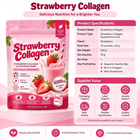 Boisson OEM au collagène et glutathion pour éclaircir la peau, supplément de beauté en poudre, mélange pour boisson éclaircissante, marque privée