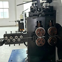 Machine de formage de ressorts automatique électrique 11 axes 0,2-2 mm pour hamac bébé, avec contrôleur PLC et roulement de moteur