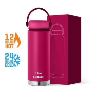 Brede-mond lekvrije milieuvriendelijke draagbare vacuümfles 22oz 32oz 40oz dubbelwandige 18/8 roestvrijstalen sportwaterfles - Product Image 6